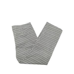 Audrey & Celine Mid Rise Black & White Geometric Print Cropped Stretch Pants Siz